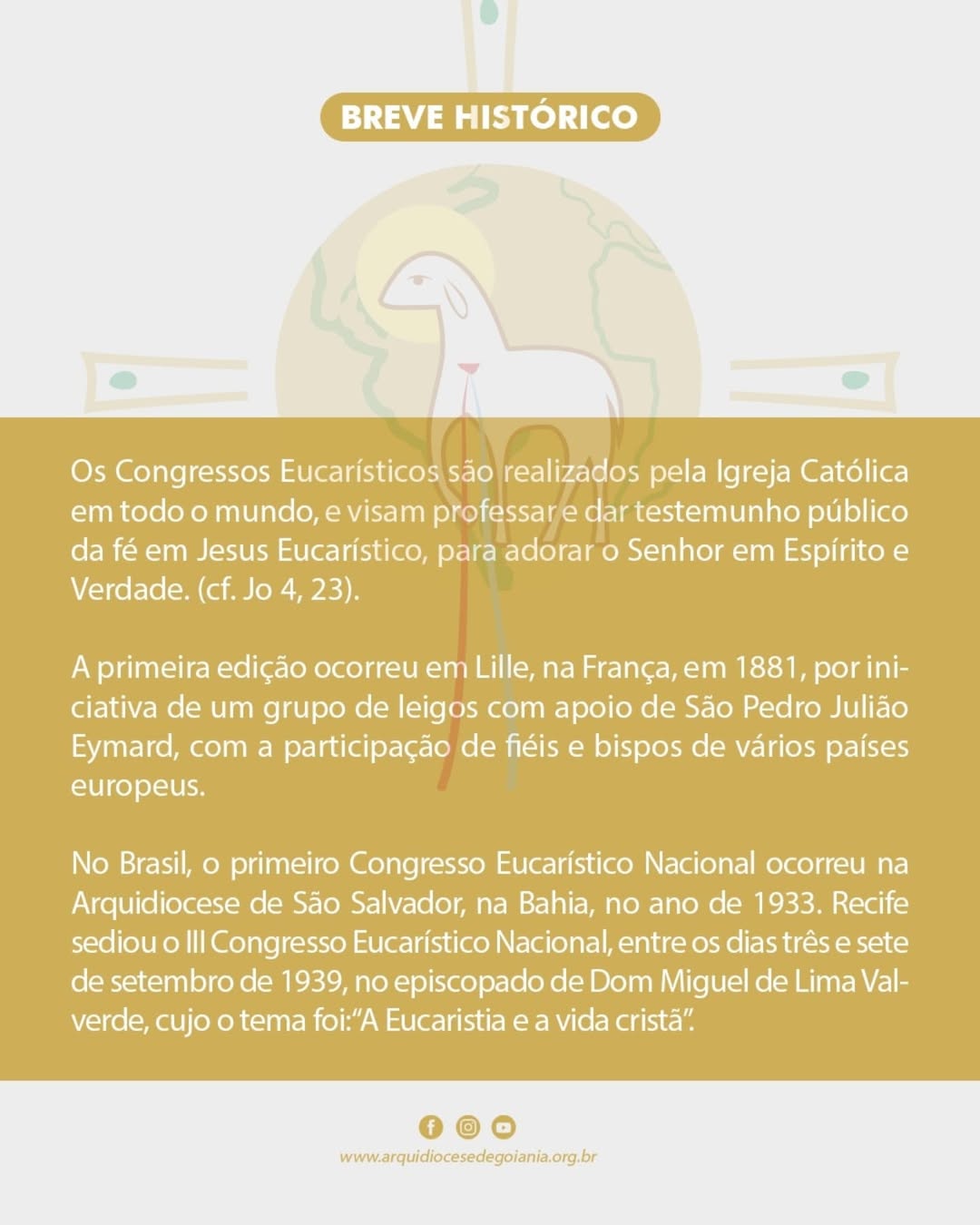 19º Congresso Eucarístico Nacional (CEN)