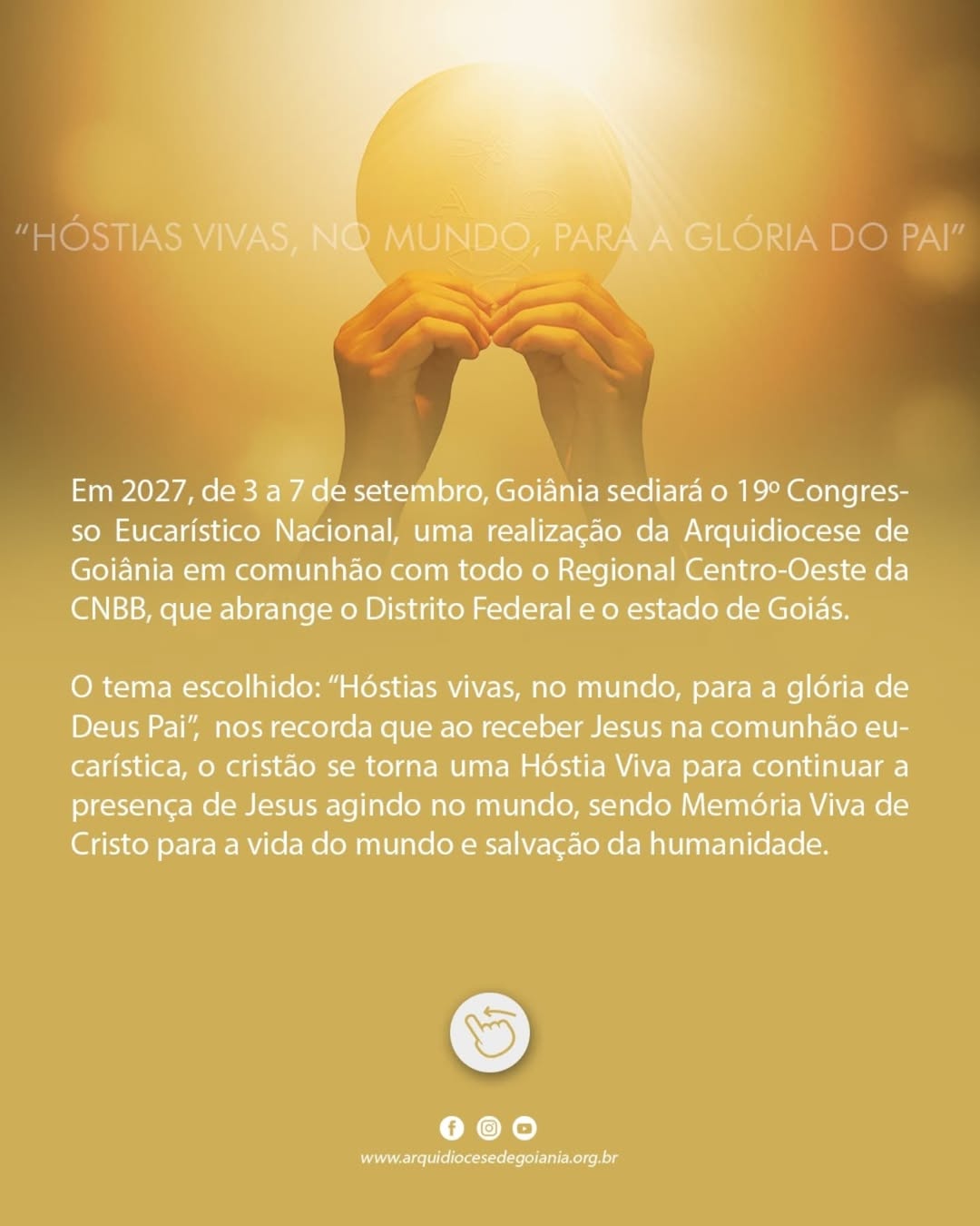 19º Congresso Eucarístico Nacional (CEN)